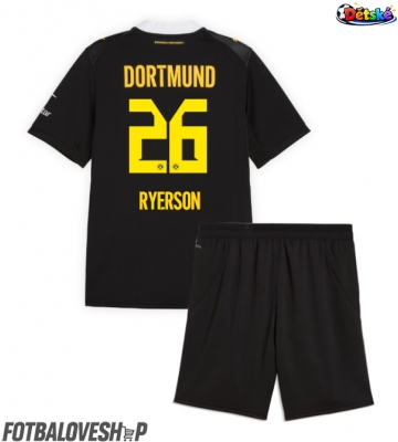 Borussia Dortmund Julian Ryerson #26 Dětské Venkovní Dres 2026-27 Krátký Rukáv (+ trenýrky)