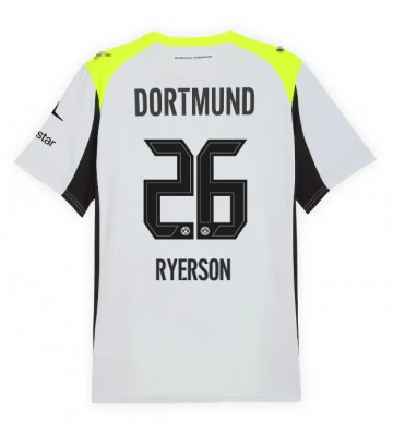 Borussia Dortmund Julian Ryerson #26 Venkovní Dres 2025-26 Krátký Rukáv