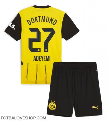 Borussia Dortmund Karim Adeyemi #27 Dětské Domácí Dres 2024-25 Krátký Rukáv (+ trenýrky)