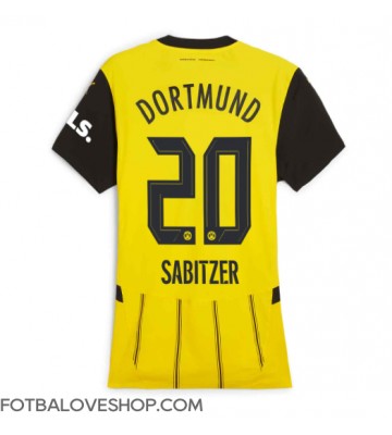 Borussia Dortmund Marcel Sabitzer #20 Dámské Domácí Dres 2024-25 Krátký Rukáv