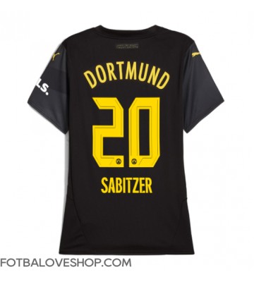 Borussia Dortmund Marcel Sabitzer #20 Dámské Venkovní Dres 2024-25 Krátký Rukáv