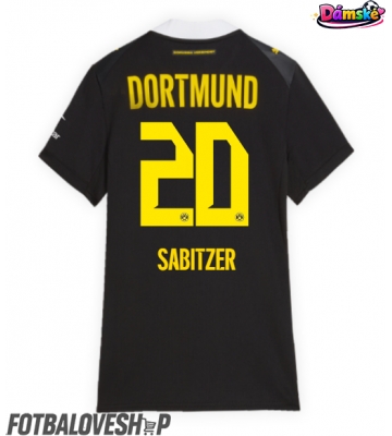 Borussia Dortmund Marcel Sabitzer #20 Dámské Venkovní Dres 2026-27 Krátký Rukáv