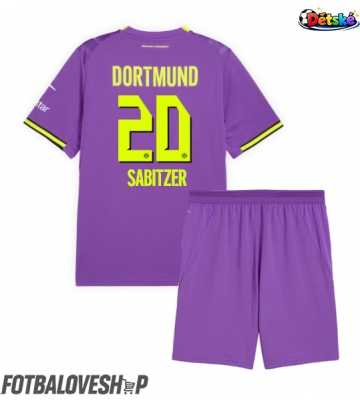 Borussia Dortmund Marcel Sabitzer #20 Dětské Alternativní Dres 2026-27 Krátký Rukáv (+ trenýrky)