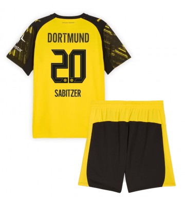 Borussia Dortmund Marcel Sabitzer #20 Dětské Domácí Dres 2025-26 Krátký Rukáv (+ trenýrky)