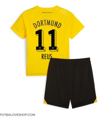 Borussia Dortmund Marco Reus #11 Dětské Domácí Dres 2023-24 Krátký Rukáv (+ trenýrky)
