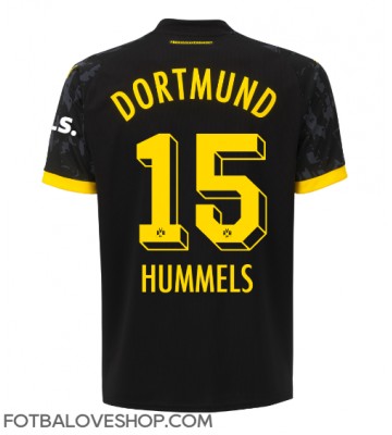 Borussia Dortmund Mats Hummels #15 Venkovní Dres 2023-24 Krátký Rukáv