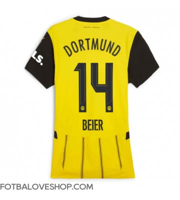 Borussia Dortmund Maximilian Beier #14 Dámské Domácí Dres 2024-25 Krátký Rukáv