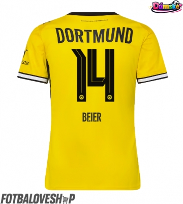 Borussia Dortmund Maximilian Beier #14 Dámské Domácí Dres 2026-27 Krátký Rukáv