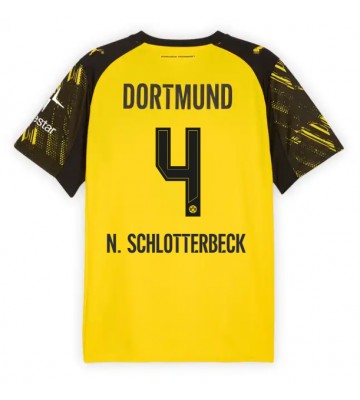 Borussia Dortmund Nico Schlotterbeck #4 Domácí Dres 2025-26 Krátký Rukáv