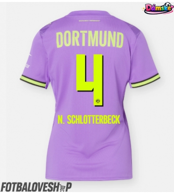 Borussia Dortmund Nico Schlotterbeck #4 Dámské Alternativní Dres 2026-27 Krátký Rukáv