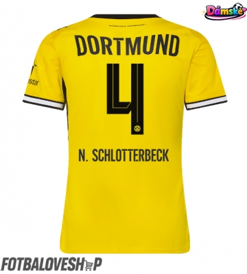 Borussia Dortmund Nico Schlotterbeck #4 Dámské Domácí Dres 2026-27 Krátký Rukáv