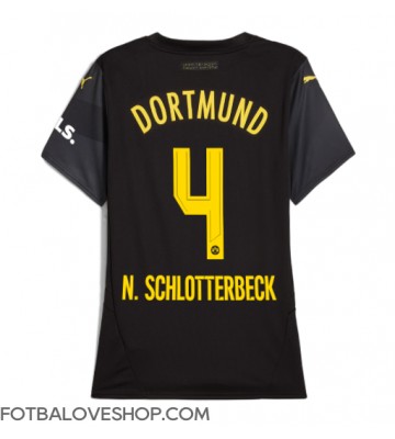 Borussia Dortmund Nico Schlotterbeck #4 Dámské Venkovní Dres 2024-25 Krátký Rukáv