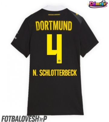 Borussia Dortmund Nico Schlotterbeck #4 Dámské Venkovní Dres 2026-27 Krátký Rukáv