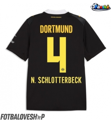 Borussia Dortmund Nico Schlotterbeck #4 Venkovní Dres 2026-27 Krátký Rukáv
