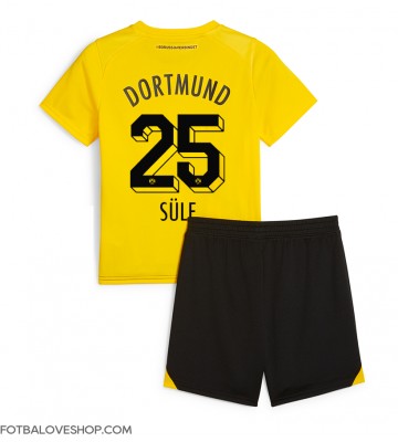 Borussia Dortmund Niklas Sule #25 Dětské Domácí Dres 2023-24 Krátký Rukáv (+ trenýrky)