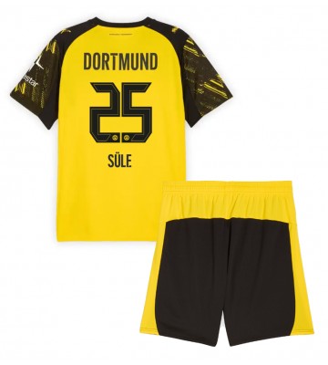 Borussia Dortmund Niklas Sule #25 Dětské Domácí Dres 2025-26 Krátký Rukáv (+ trenýrky)