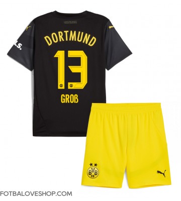 Borussia Dortmund Pascal Gross #13 Dětské Venkovní Dres 2024-25 Krátký Rukáv (+ trenýrky)