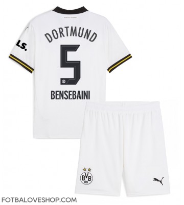 Borussia Dortmund Ramy Bensebaini #5 Dětské Alternativní Dres 2024-25 Krátký Rukáv (+ trenýrky)
