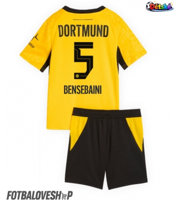 Borussia Dortmund Ramy Bensebaini #5 Dětské Domácí Dres 2026-27 Krátký Rukáv (+ trenýrky)