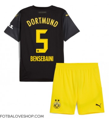 Borussia Dortmund Ramy Bensebaini #5 Dětské Venkovní Dres 2024-25 Krátký Rukáv (+ trenýrky)
