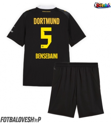 Borussia Dortmund Ramy Bensebaini #5 Dětské Venkovní Dres 2026-27 Krátký Rukáv (+ trenýrky)