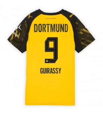 Borussia Dortmund Serhou Guirassy #9 Dámské Domácí Dres 2025-26 Krátký Rukáv Borussia Dortmund Serhou Guirassy #9 Dámské Domácí Dres 2025-26 Krátký Rukáv
