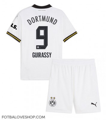 Borussia Dortmund Serhou Guirassy #9 Dětské Alternativní Dres 2024-25 Krátký Rukáv (+ trenýrky)