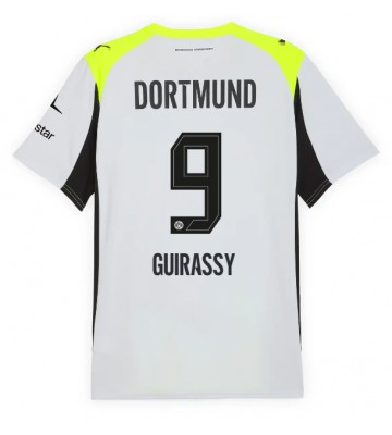 Borussia Dortmund Serhou Guirassy #9 Venkovní Dres 2025-26 Krátký Rukáv