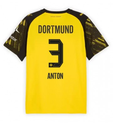Borussia Dortmund Waldemar Anton #3 Domácí Dres 2025-26 Krátký Rukáv