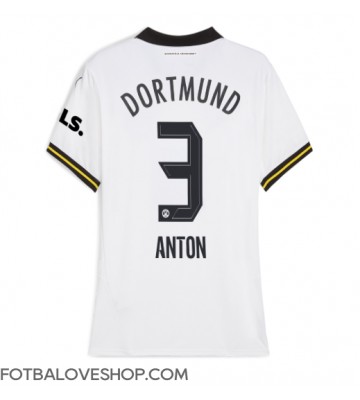 Borussia Dortmund Waldemar Anton #3 Dámské Alternativní Dres 2024-25 Krátký Rukáv
