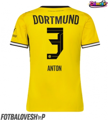 Borussia Dortmund Waldemar Anton #3 Dámské Domácí Dres 2026-27 Krátký Rukáv