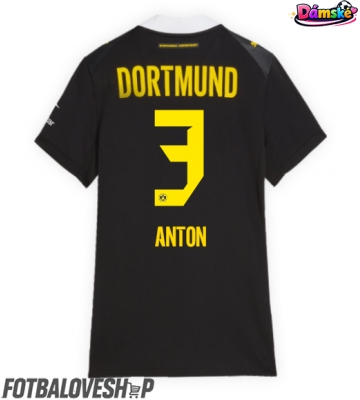 Borussia Dortmund Waldemar Anton #3 Dámské Venkovní Dres 2026-27 Krátký Rukáv