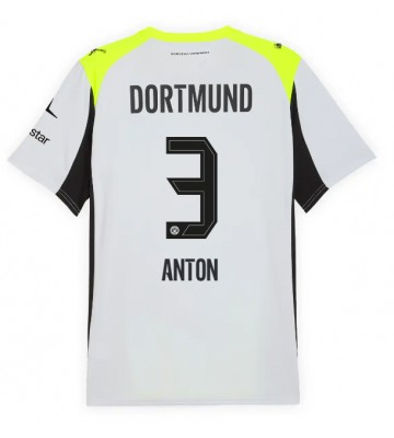 Borussia Dortmund Waldemar Anton #3 Venkovní Dres 2025-26 Krátký Rukáv