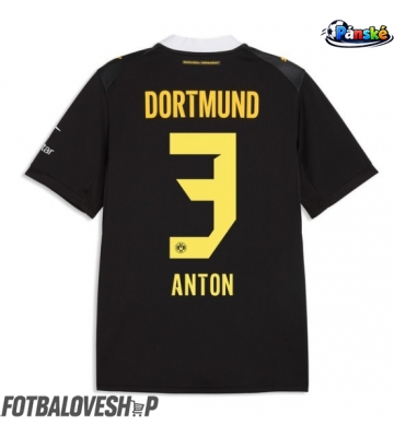 Borussia Dortmund Waldemar Anton #3 Venkovní Dres 2026-27 Krátký Rukáv