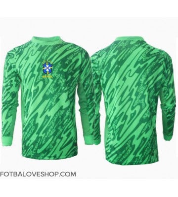 Brazílie Brankářské Domácí Dres Copa America 2024 Dlouhý Rukáv