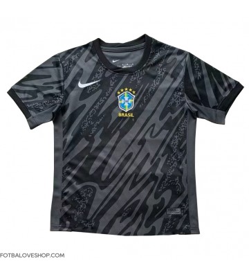 Brazílie Brankářské Venkovní Dres Copa America 2024 Krátký Rukáv