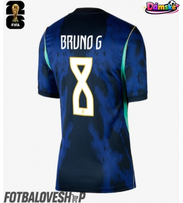 Brazílie Bruno Guimaraes #8 Dámské Venkovní Dres MS 2026 Krátký Rukáv
