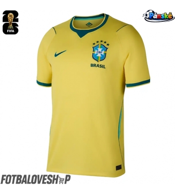 Brazílie Domácí Dres MS 2026 Krátký Rukáv