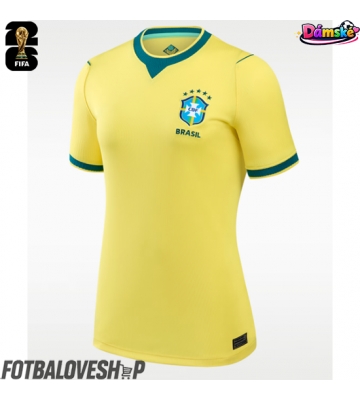 Brazílie Dámské Domácí Dres MS 2026 Krátký Rukáv