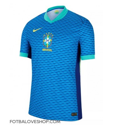 Brazílie Dámské Venkovní Dres Copa America 2024 Krátký Rukáv