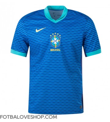 Brazílie Venkovní Dres Copa America 2024 Krátký Rukáv