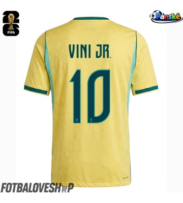 Brazílie Vinicius Junior #10 Domácí Dres MS 2026 Krátký Rukáv