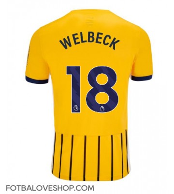 Brighton Danny Welbeck #18 Venkovní Dres 2024-25 Krátký Rukáv