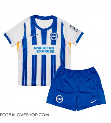 Brighton Dětské Domácí Dres 2024-25 Krátký Rukáv (+ trenýrky)