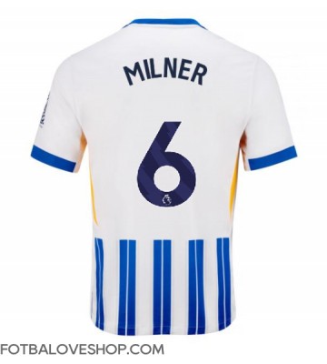 Brighton James Milner #6 Domácí Dres 2024-25 Krátký Rukáv