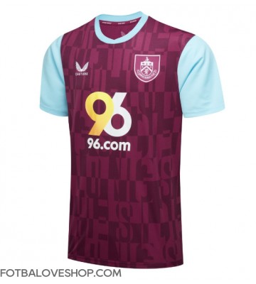 Burnley Domácí Dres 2024-25 Krátký Rukáv