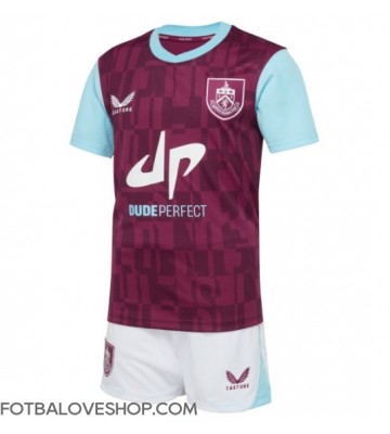 Burnley Dětské Domácí Dres 2024-25 Krátký Rukáv (+ trenýrky)