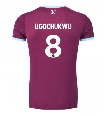 Burnley Lesley Ugochukwu #8 Domácí Dres 2025-26 Krátký Rukáv