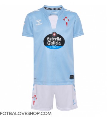Celta Vigo Dětské Domácí Dres 2024-25 Krátký Rukáv (+ trenýrky)