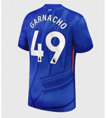 Chelsea Alejandro Garnacho #49 Domácí Dres 2025-26 Krátký Rukáv
